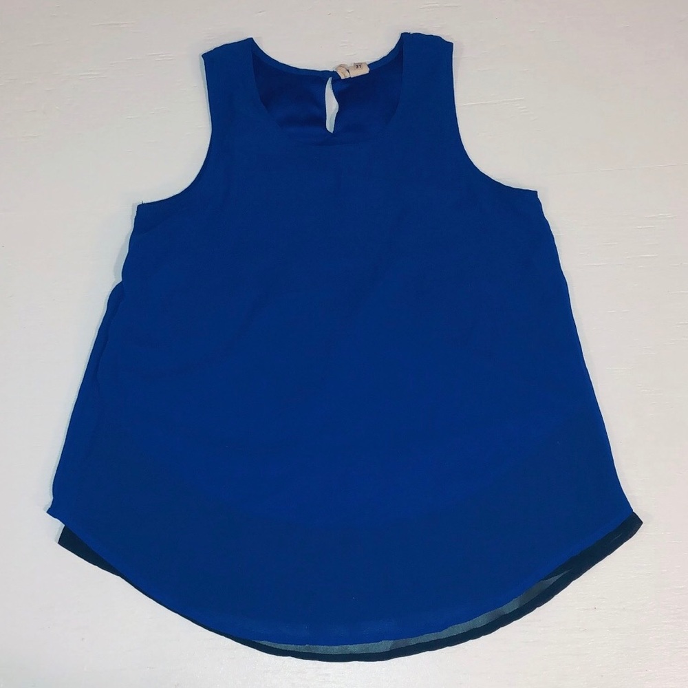 Women’s blue tank top